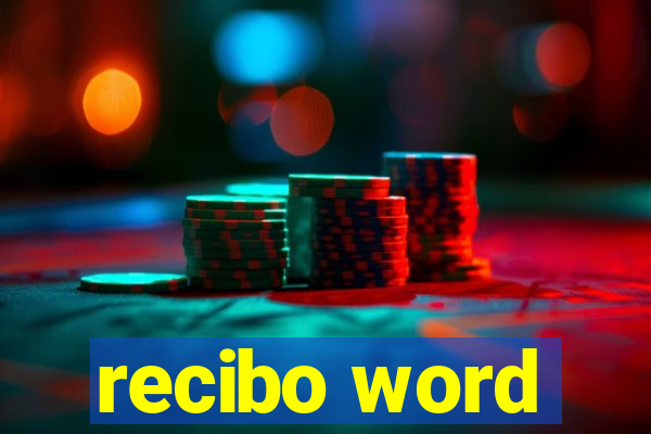 recibo word
